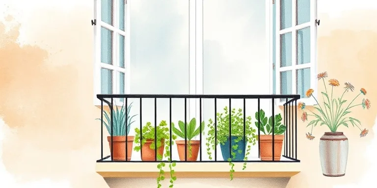 Balkon Bitki Saksisi